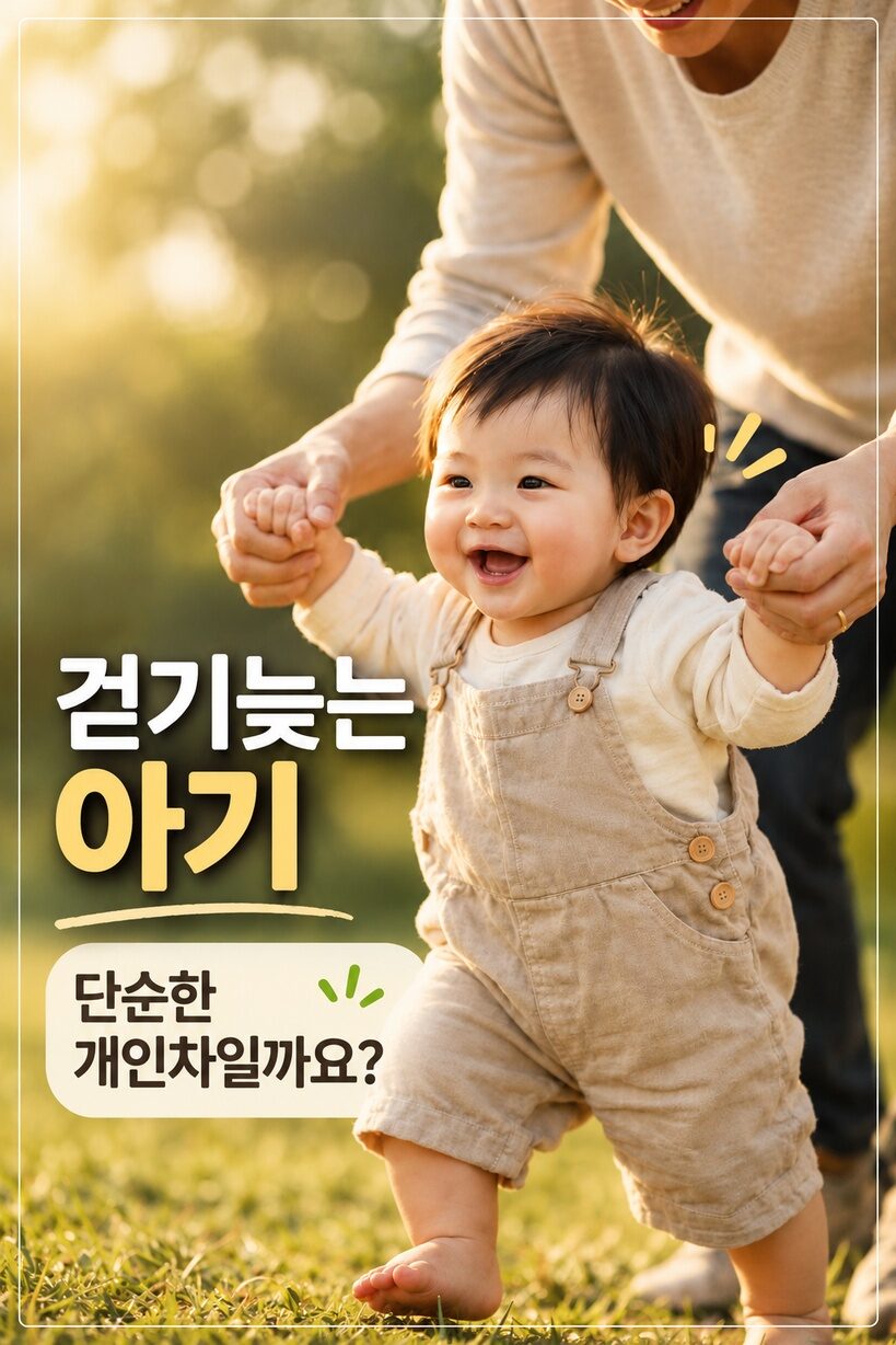 수원 아이 대근육발달지연, 언제 확인해야 할까요?